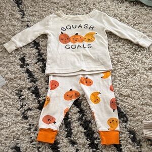 Halloween pumpkin pajamas